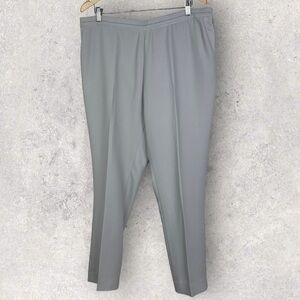 Jacques Vert Collection Silver‎ High Rise Dress Pants Size 16 Style 046781 Pant